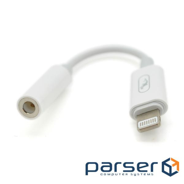 Перехідник Lighting(M) => Jack 3.5mm(F), 5см, White, Box (DPN-AU02) , White, Box (DPN-AU02)