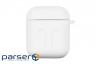 Чохол 2Е для Apple AirPods, Pure Color Silicone Imprint (1.5mm), White (2E-AIR-PODS-IBSI-1.5-WT)