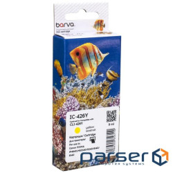 Картридж Barva Canon CLI-426Y (4559B001) 450 ст, yellow (IC-426Y)