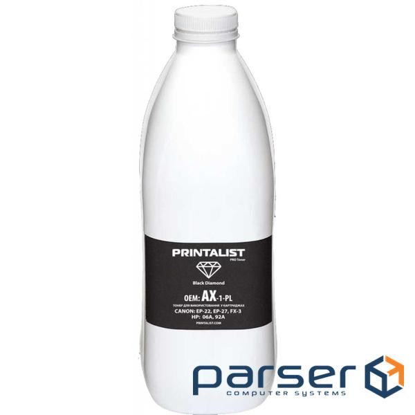 Тонер HP LJ -1100 / 5L / 6L, 1000г Black Printalist (AX-1-PL)