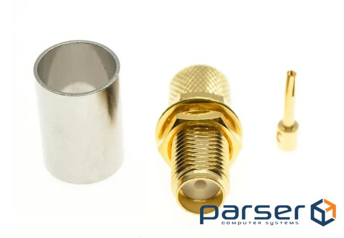 Роз&apos,єм SMA Female під обтиск на кабель 5D-FB / RG6 / RG5 / LMR300 / RG304 / РК-75 цін (YT42264)