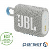 Акустична система JBL GO 3 Eco White (JBLGO3ECOWHT)
