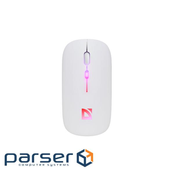 Мишка Defender Touch MM-997 Silent Wireless RGB White (52998)