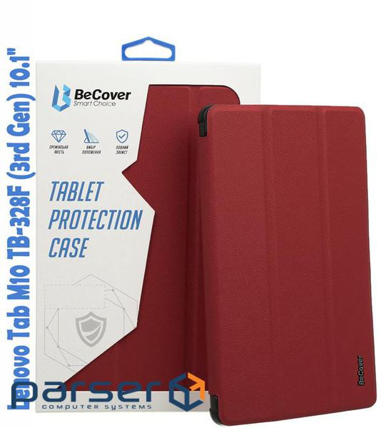 Чехол-книжка BeCover Smart для Lenovo Tab M10 TB-328F (3rd Gen) 10.1" Red Wine (708287)