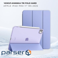 Чохол до планшета BeCover Tri Fold Hard Apple iPad Pro 11" M5 2025 Purple (715998)