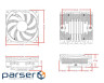 Кулер процесорний ID-Cooling IS-37-XT Black, Intel: 1851/1700/1200/1151/1150/1155/1156, AMD: AM5/AM