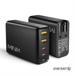 MINIX Accessory NEO-P2 USB-C Charger 2xType-A 18W 2xType-C 100W Black Retail