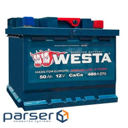 Акумулятор автомобільний Westa 6CT-50 А (0)