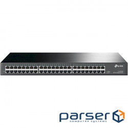 Network switch Cisco SG350X-48-K9-EU Тип - управляемый 3-го уровня, форм-фактор - в стойку, количество портов - 54, порты - SFP+, Gigabit Ethernet, комбинированный, возможность удаленного управления - управляемый, коммутационная способность - 176 Гбит/ с, размер таблицы МАС-адресов - 64000 Кб, корпус - Металический, 48x10/ 100/ 1000TX, 2хSFP+ TP-Link TL-SG1048