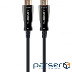 Optical cable (AOC) CABLEXPERT Premium HDMI v2.0 15m Black (CCBP-HDMI-AOC-15M)