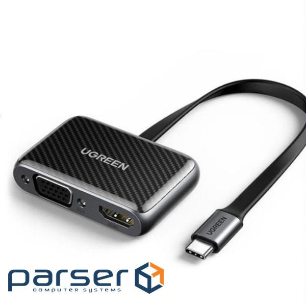 Adapter UGREEN (70549) USB 2.0 -->HDMI+VGA(HDMI 1.4b 3D/4K*2K@30Hz+VGA 1080P@60Hz CM303)