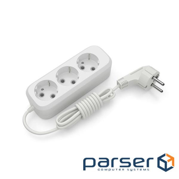 Подовжувач мережі Electrum C-ES-1812 5.0 m, 3 троянд , white