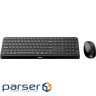 Комплект бездротовий Philips 6407 (клавіатура + мишка) UA, 2,4 ГГц/Bluetooth чорний (SPT6407B/00)