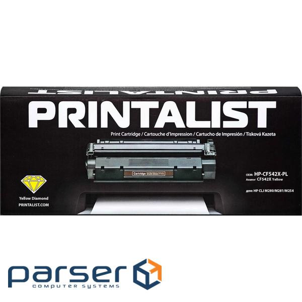 Картридж Printalist HP CLJ M280/M281/M254/ CF542X Yellow (HP-CF542X-PL)