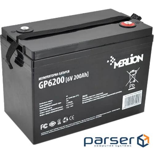 Акумуляторна батарея MERLION GP6200 (6В 200Аг )