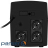 Лінійно-інтерактивний ДБЖ 2E ED1200, 1200VA/720W, LED, 3xSchuko (2E-ED1200)