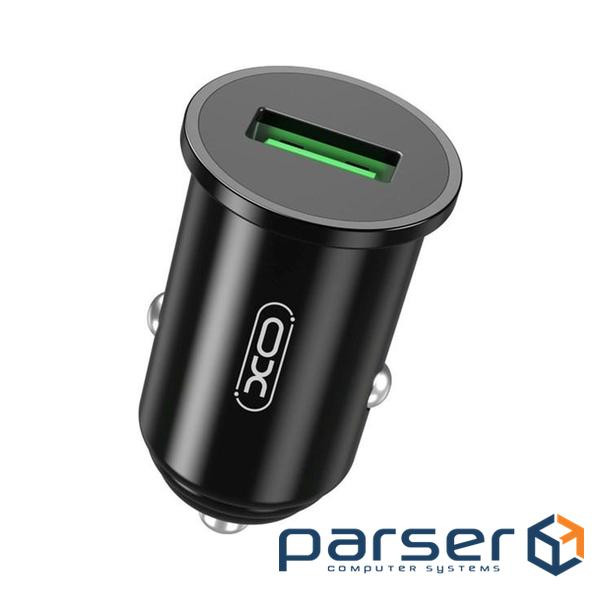 Зарядний пристрій XO QC 3.0 CC35 18W/1USB Black (XO-CC35-BK)