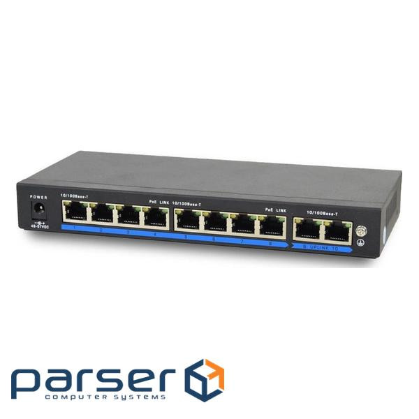 POE коммутатор ATIS PoE-1010-8P/250m/8L