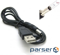Кабель живлення USB2.0 AF to DC 5.5 1.5 m PowerPlant (CA911356)
