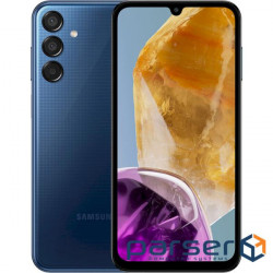 Смартфон Samsung Galaxy M15 SM-M156 4/128GB Dual Sim Dark Blue (SM-M156BDBUEUC), 6.5