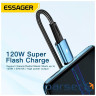 Дата кабель USB 2.0 AM to USB-C 2.0m 120W black Essager (EXC120-CGA01-P)