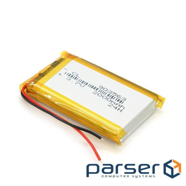 Літій-полімерний акумулятор 9*35*63mm (Li-ion 3.7В 2000мА&middot,год) (903563) ) (903563)