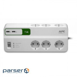Network filter APC Essential SurgeArrest 6 outlets (PM6U-RS)