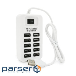 Хаб USB 2.0 10 портів, 480Mbts High Speed, Passive, Blister (05730) , 480Mbts High Speed, Passive, Blister (05730)