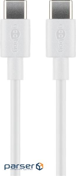 Кабель Goobay USB Type-C M/M 0.5m (USB3.1Gen2) 10Gbps PD=60W/5A Cu (75.04.0795-10)