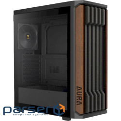 Корпус GAMDIAS Aura GC11 Wood Black (4711514503753)