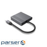 Адаптер Cablexpert A-CM-HDMIFDPF-01, USB Type-C на HDMI/DP