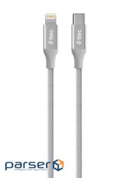 Кабель Ttec (2DK41G) AlumiCable USB-C - Lightning 1.5м , Silver