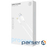 Кабель Proove Simple Silicone USB to Lightning 2.4A (2m) white (CCSS12001122)
