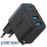 мережева зарядка ANKER Zolo Charger - 50W, 2xUSB-C & 2xUSB-A (Чорна) (A121EG11)