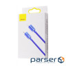 Кабель BASEUS Crystal Shine Series Fast Charging Data Cable Type-C to iP 20W 2м Purple (CAJY000305)