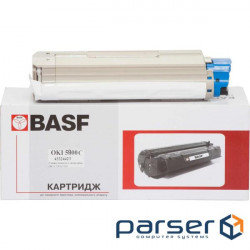 Toner cartridge BASF OKI C5800/5900 Cyan 43324423 (KT-C5800C-43324423) (BASF-KT-C5800C-43324423)