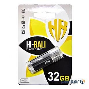 Флеш-накопичувач Hi-Rali 32 GB Corsair series Black (HI-32GBCORBK)