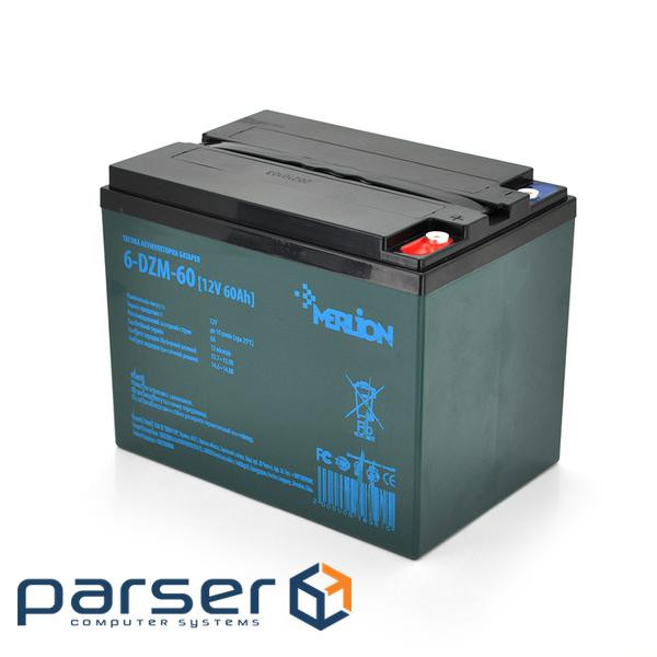 Акумуляторна батарея Merlion 12V 60AH (6-DZM-60/18091) AGM