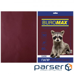 Папір Buromax А 4, 80g, DARK brown, 50sh (BM.2721450-25)