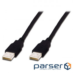 Data cable USB 2.0 AM/AM 3.0m Assmann (AK-300100-030-S)
