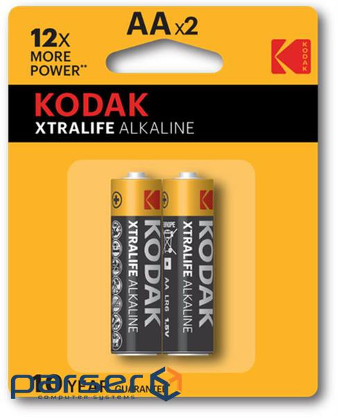Батарейка KODAK Xtralife AA 2шт/уп (30413382)