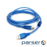 Кабель RITAR USB 2.0 AM / BM, 5.0m (YT-AM/BM-5.0TBL)