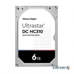 HGST Hard Drive 0B36015 Ultrastar DC HC310 3.5 inch 6TB SAS 256GB 7200RPM 4KN TCG P3 Bare