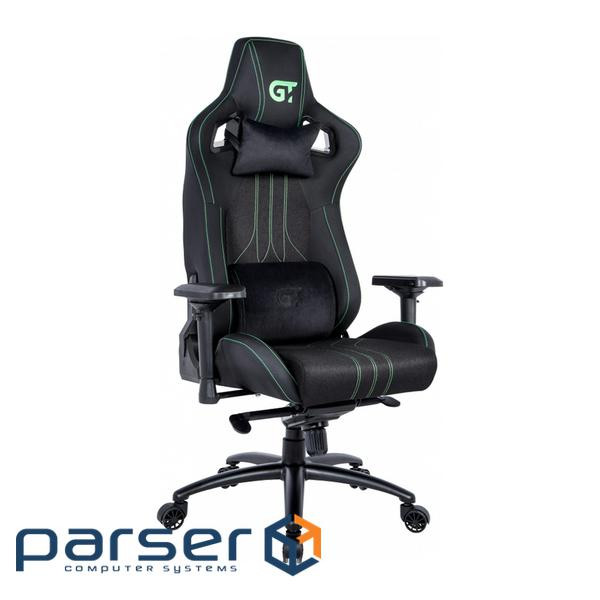 Крісло ігрове GT Racer X-8006 Black/Green (X-8006 Fabric Black/Green)