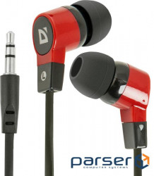 Headphones Defender Basic 619 Black-Red (63619)