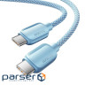 Дата кабель USB-C to USB-C 1.0m 100W blue Essager (EXCTT1-WL03-P)