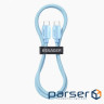 Дата кабель USB-C to USB-C 1.0m 100W blue Essager (EXCTT1-WL03-P)
