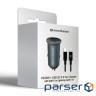 Зарядний пристрій Armorstandart USB Type-C PD20W + USB QC 3.0 Grey + cable Lightning (ARM82460)