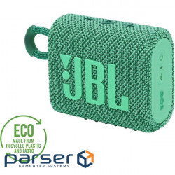 Acoustic system JBL Go 3 Eco Green (JBLGO3ECOGRN)