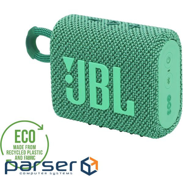 Акустична система JBL GO 3 Eco Green (JBLGO3ECOGRN)